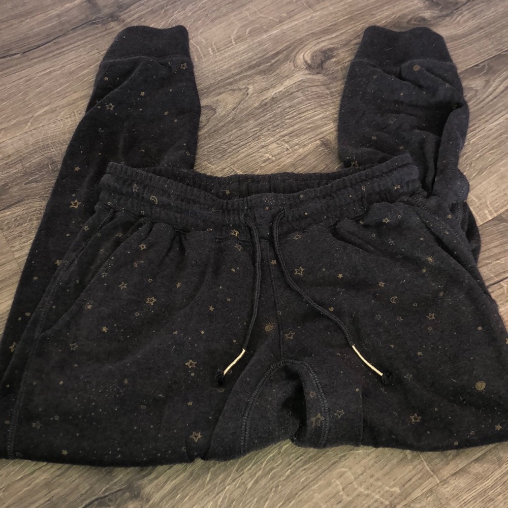 Spiritual gangster star and moon sweat pants
